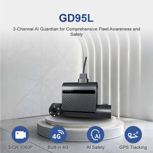 Cámara para Auto 4G+2G de 3 Canales, Grabadora de Video con Compresión H.265, Reconocimiento Facial por IA, WiFi, 3 Cámaras, ADAS, DMS - Product Image 5