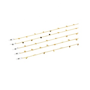 Accessoires pour <span class=keywords><strong>lunettes</strong></span> de soleil, cordon en perles de verre couleur or cuivre, chaîne pour <span class=keywords><strong>lunettes</strong></span> de soleil - Product Image 2