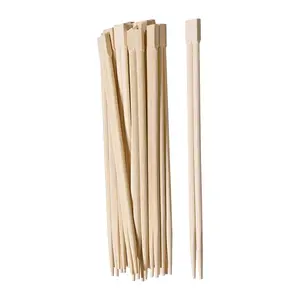 Bacchette di bambù usa e getta di vendita calda in bacchette di legno di bambù di carta individuali bacchette cinesi logo personalizzato sushi
