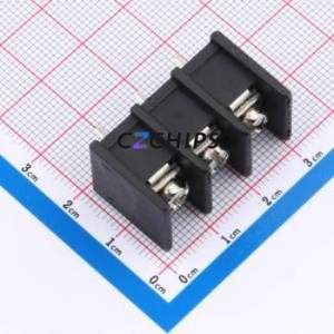 BX-DG10-9.5-3P Barrier Terminal Block Through hole Component (THT),P=9.5mm Connector - Product Image 1