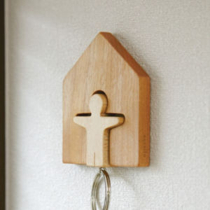 Portachiavi e Appendiabiti da Parete, Set in Legno con Portachiavi e Supporto, Rastrelliera per Chiavi da Ingresso, Portachiavi in Legno da Parete - Product Image 6