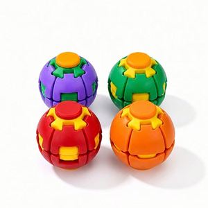 Pelota Antiestrés de Plástico Impresa en 3D Personalizada y Colorida, Juguete de Doble Modo de Presionar y Girar para Entretenimiento en la Oficina, Pelota Giratoria - Product Image 4