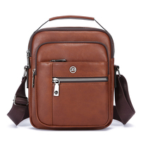 Tas Selempang Pria Anti Air Multi Kompartemen dengan Pegangan untuk Kantor dan Perjalanan