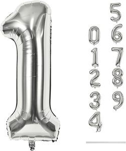 Ballon en aluminium chiffre 40 pouces vert fruité, or champagne, argent, bleu, grand format 0-9, pour décoration d'<span class=keywords><strong>anniversaire</strong></span>, fête thème jungle, chasse, <span class=keywords><strong>anniversaire</strong></span> de mariage - Product Image 3