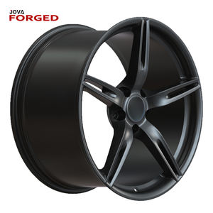 Rines JOVA de Alto Rendimiento en Negro Mate 5x120.65 5x112 5 Birlos 5 Estrellas Forjados de 19” para Serie 5 525li - Product Image 1