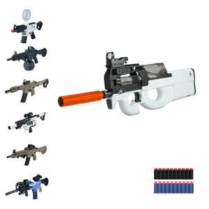 MSD0117A P90 DreamjoX Pistolet à gel électrique automatique avec des balles de gel pour les <span class=keywords><strong>jeux</strong></span> de tir <span class=keywords><strong>en</strong></span> équipe pour adultes <span class=keywords><strong>en</strong></span> <span class=keywords><strong>plein</strong></span> <span class=keywords><strong>air</strong></span> - Product Image 1