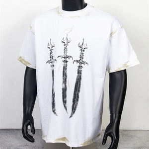 शीर्ष गुणवत्ता वाले हैवीवेट थग क्लब टी-शर्ट पुरुषों के लिए फैशन खोपड़ी ग्राफिक डिजाइन कपास के शीर्ष पुरुषों के लिए टी शर्ट - Product Image 6