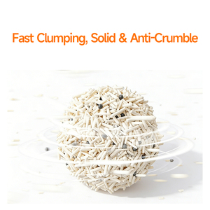 OEM 천연 물에 녹는 혼합 두부 고양이 모래 6L 먼지 없는 응고형 냄새 제거 기능 원조 고양이 모래 - Product Image 2