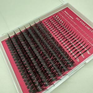 12 Rows Hybrid Volume Eyelash Extension <b>Kit</b> 3D 5D 0.07mm Synthetic Hair <b>Lashes</b> - Product Image 3