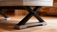 Table de billard professionnelle de 7 pieds pour la maison, en bois massif avec plateau en ardoise, style rustique personnalisé, pour tournoi, vente en gros d'usine