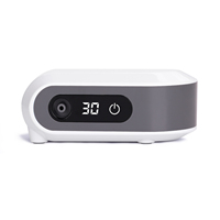 Nébuliseur à compresseur AC de qualité médicale pour l'asthme, à faible résidu, avec affichage numérique et fonction minuterie, rechargeable par USB, certifié CE - Vente chaude
