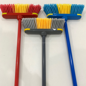 YUANYANG Usine En Gros De Haute Qualité En Plastique Poussoir Balai-Comprend Support De Balai pour Intérieur/Extérieur Outils De Nettoyage <span class=keywords><strong>Besen</strong></span> - Product Image 1