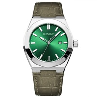Montre à quartz personnalisée de haute qualité en acier inoxydable avec cadran personnalisé pour mouvement MIYOTA GM606, résistante à l'eau 5 BAR
