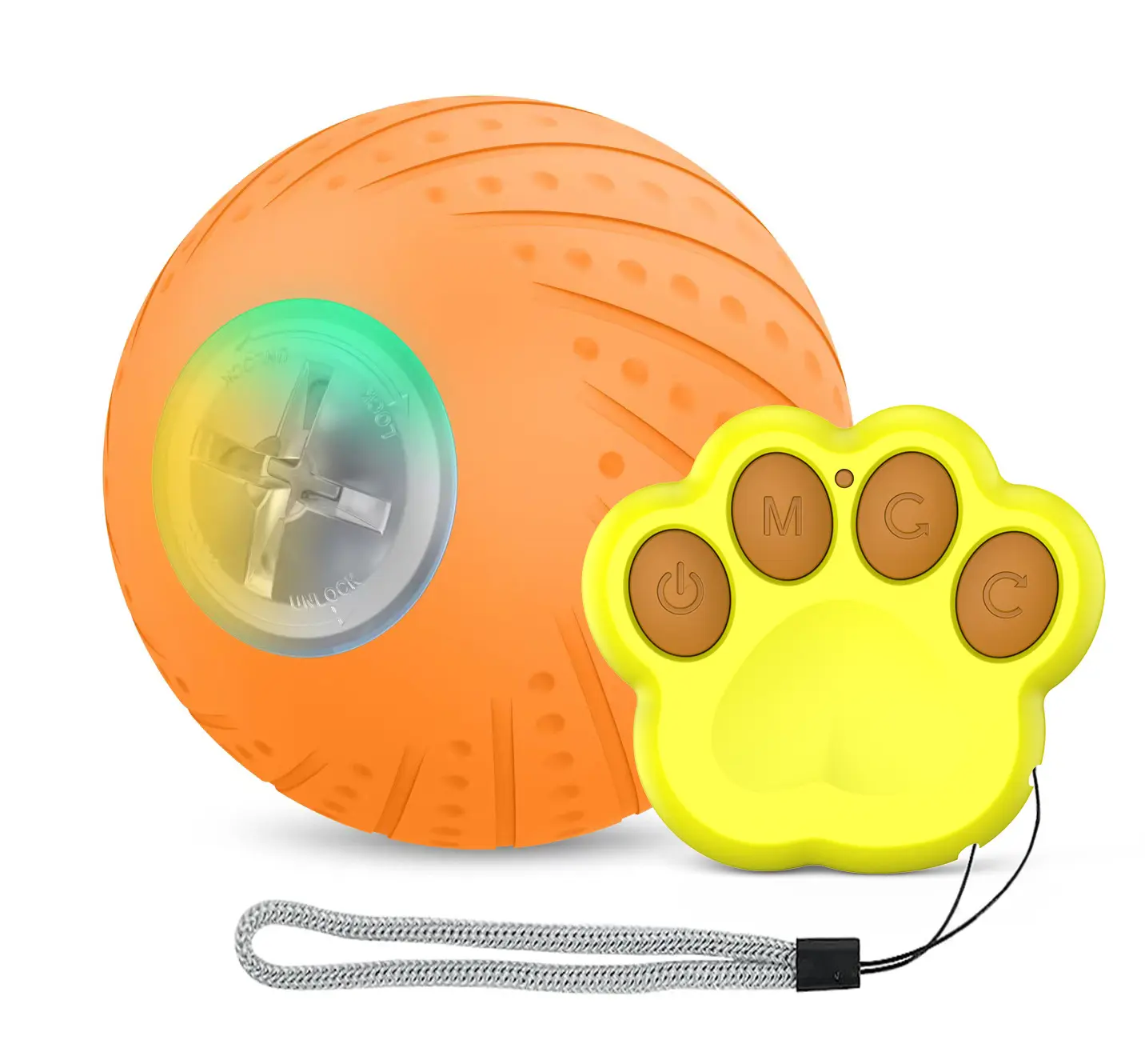Pet toy ball USB charging Smart Electric Automatic Rotating Ball Rolling cat toy Interactive Dog Toy