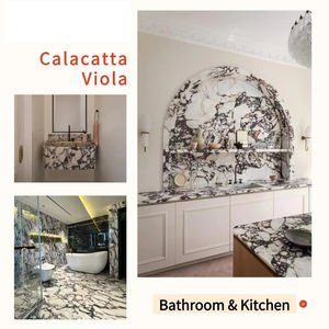 Losas de Mármol Calacatta Viola Italiano de Primera Calidad para Encimeras Personalizadas, Lavabos de Baño, Tocadores y Fregaderos de Mármol - Product Image 6
