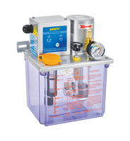 Pompe de lubrification électromagnétique automatique électrique haute pression 2L pour machine CNC avec structure à piston