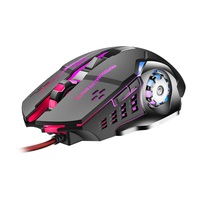 Mouse Gaming Berkabel G8 Baru dari Supplier Profesional, Orientasi Tangan Kanan, USB untuk Komputer PC & Laptop dengan Logo yang Dapat Disesuaikan