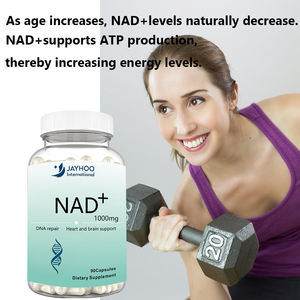 Suplemento de Vitamina NAD+ de 1000 mg Proporciona Energía Apoya el Sistema Inmunitario 90 Cápsulas Veganas Sin Gluten Sin OMG para Adultos Recién Nacidos - Product Image 4