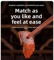 Poudre d'assaisonnement épicée chinoise en sachet, marinade pour barbecue, poudre à tremper, emballage personnalisé pour la vente au détail aux chaînes de restaurants à emporter