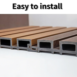 Panel de pared Wpc con luz Led a prueba de agua nuevo Panel de pared <span class=keywords><strong>Techwood</strong></span> Wpc para paneles de coextrusión Led 3D para exteriores - Product Image 5