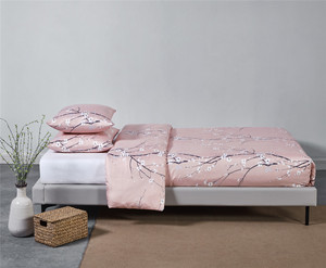 Ensemble de housse de <span class=keywords><strong>couette</strong></span> Queen, 3 pièces, housse de <span class=keywords><strong>couette</strong></span> en microfibre de luxe avec fermeture éclair - Product Image 4