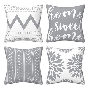 Style nordique Sublimation impression numérique taies d'oreiller personnalisation <span class=keywords><strong>lin</strong></span> coton <span class=keywords><strong>housse</strong></span> de coussin pour la maison canapé canapé salon - Product Image 2