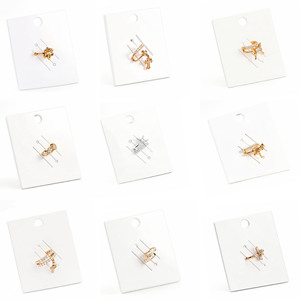 Clip-on <b>Earrings</b> Butterfly Zinc Alloy Metal Ear Cartilage Clip For Women Party Minimalist Style - Product Image 5