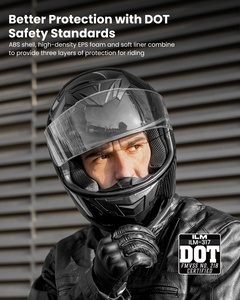 Meilleur <span class=keywords><strong>prix</strong></span>, nouveau casque de <span class=keywords><strong>moto</strong></span> intégral ILM avec fermeture à <span class=keywords><strong>d</strong></span>égagement rapide pour motocross, <span class=keywords><strong>moto</strong></span> de rue, certifié DOT, modèle-317 - Product Image 2