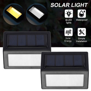 Luce di gradino principale <span class=keywords><strong>solare</strong></span> all'aperto laterale del difensore della scala della superficie del giardino del recinto resistente alle intemperie di plastica impermeabile IP55 di bassa tensione - Product Image 4