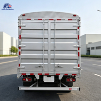 Gebrauchte Frachtbox-Lichtgitter-LKW Sinotruk Howo Hanjiang PRO 180PS 4,15m Einzelkabine