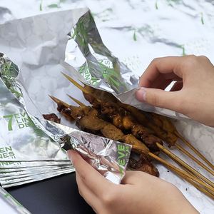 Wholesale Customization Printed Aluminum Foil <b>Wrapping</b> <b>Paper</b> Eco-Friendly Grease Proof Cake Pizza Bread French Fries Kebab - Product Image 6