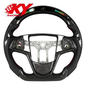 Volante Deportivo Personalizado de Fibra de Carbono con LED e Indicador de RPM para Cadillac CTS CTSV ATS ATSV Coupé ELR, Accesorios para Automóviles - Product Image 1