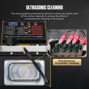 AUTOOL CT150 Penganalisa Mesin Pembersih Injektor Bahan Bakar Mobil Baru dan Alat Pembersih Nosel Oli Sepeda Motor untuk 4 Silinder - Product Image 4