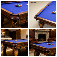 Mesa de Billar Profesional para Torneos STELLARWAY, Venta al por Mayor, 7 pies, 8 pies, 9 pies, Pizarra Industrial, Madera Maciza Tallada, Diseño Vintage de Lujo