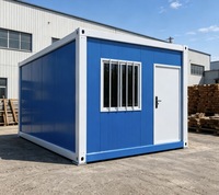 Installation rapide - Maison modulaire en conteneur - Bureau préfabriqué sur chantier - Logement temporaire pour travailleurs - Cabine - Structure en acier galvanisé