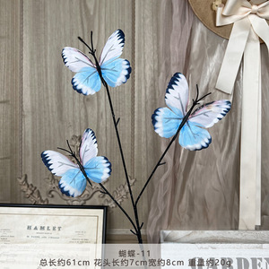 Flores Artificiales de Mariposa para Decoración de Bodas, Paisajismo y Arreglos Florales de Alta Gama para Salas de Estar - Product Image 6