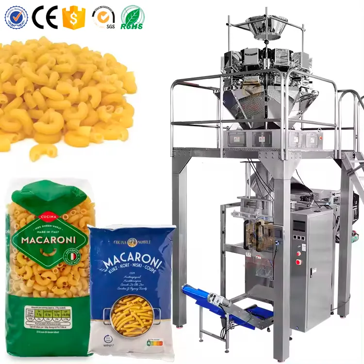 Automatische Trockennudeln-Abfüll-Verpackungsmaschine Nudeln-Macaronitasche-Beutel-Verpackungsmaschine Spaghettitudeln-Verpackungsmaschine