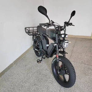 Vélo Cargo Électrique 52V Double <span class=keywords><strong>Moteur</strong></span> <span class=keywords><strong>2000W</strong></span> 70Ah Suspension Intégrale Frein Hydraulique Pneus Larges Cadre en Alliage d'Aluminium Vélo Électrique Fatbike - Product Image 2