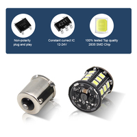 Système d'éclairage automatique, ampoules LED de freinage de voiture, feux clignotant, P21w BA15D 2835, ampoule LED, offre spéciale, T20 T25 BA15S Ba15d 1156