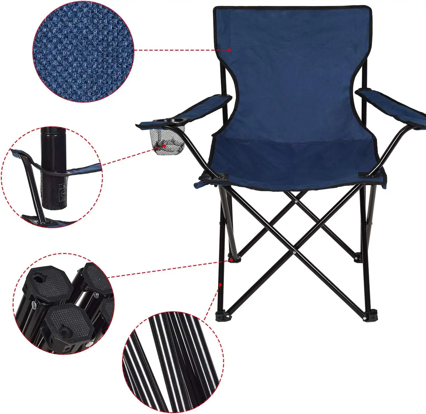 Cadeiras dobráveis portáteis para acampamento, cadeiras leves dobráveis para áreas externas, acampamento, praia, camping