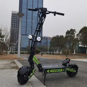 2024 Electric Scooter Adults 50mph Max Speed5600W 35Ah Dual Motor Seat11 Fat Tire Foldable All-Terrain Miles Long-Range 440lb