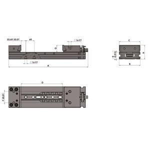Modular <b>Vice</b> With Descending Jaws 33.40x60mm Precision Bench Vise - Product Image 1