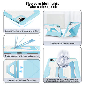 Étui pour iPad <span class=keywords><strong>10</strong></span> 10e génération, étui en cuir, étui transparent en acrylique, coque pour iPad <span class=keywords><strong>10</strong></span>.9 2022 - Product Image 2