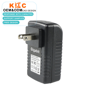 ตัวจ่ายไฟ PoE แบบ RJ45 LAN 48V 0.5A 18V 24V 12V 1A 2A อะแดปเตอร์ PoE 48V IEEE 802.3 At/Af - Product Image 1