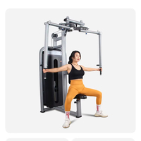 Mesin Latihan Kekuatan Gym Komersial Pin Loaded Dual Function untuk Latihan Otot Deltorokok dan Pec Fly