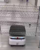 Robot mobile autonome de 150 kg de capacité, robot logistique d'entrepôt AGV AMR avec levage de 5 cm et évitement d'obstacles