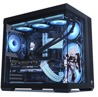 Gamer PC Case ATX CPU Table Glass PC Gaming Computer Cabinet Full Towers Desktop Cover Case