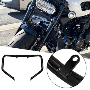 Barre de protection contre les chocs pour moto en acier noir, protection du moteur, pare-chocs avant pour Sportster S 1250 - Product Image 5