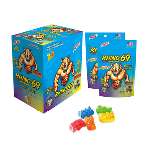 Bolsas de Embalaje de Aluminio con Base para Gomitas para Aumentar el Deseo Sexual Black Bull - Product Image 6