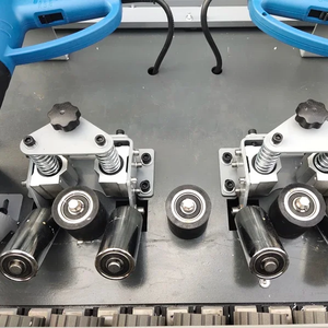 Panneau à base <span class=keywords><strong>de</strong></span> bois MDF plaqueuse <span class=keywords><strong>de</strong></span> chants biseautés automatique plaqueuse <span class=keywords><strong>de</strong></span> chants droite en PVC à 45 degrés pré-fraisage coupe d'angle - Product Image 3